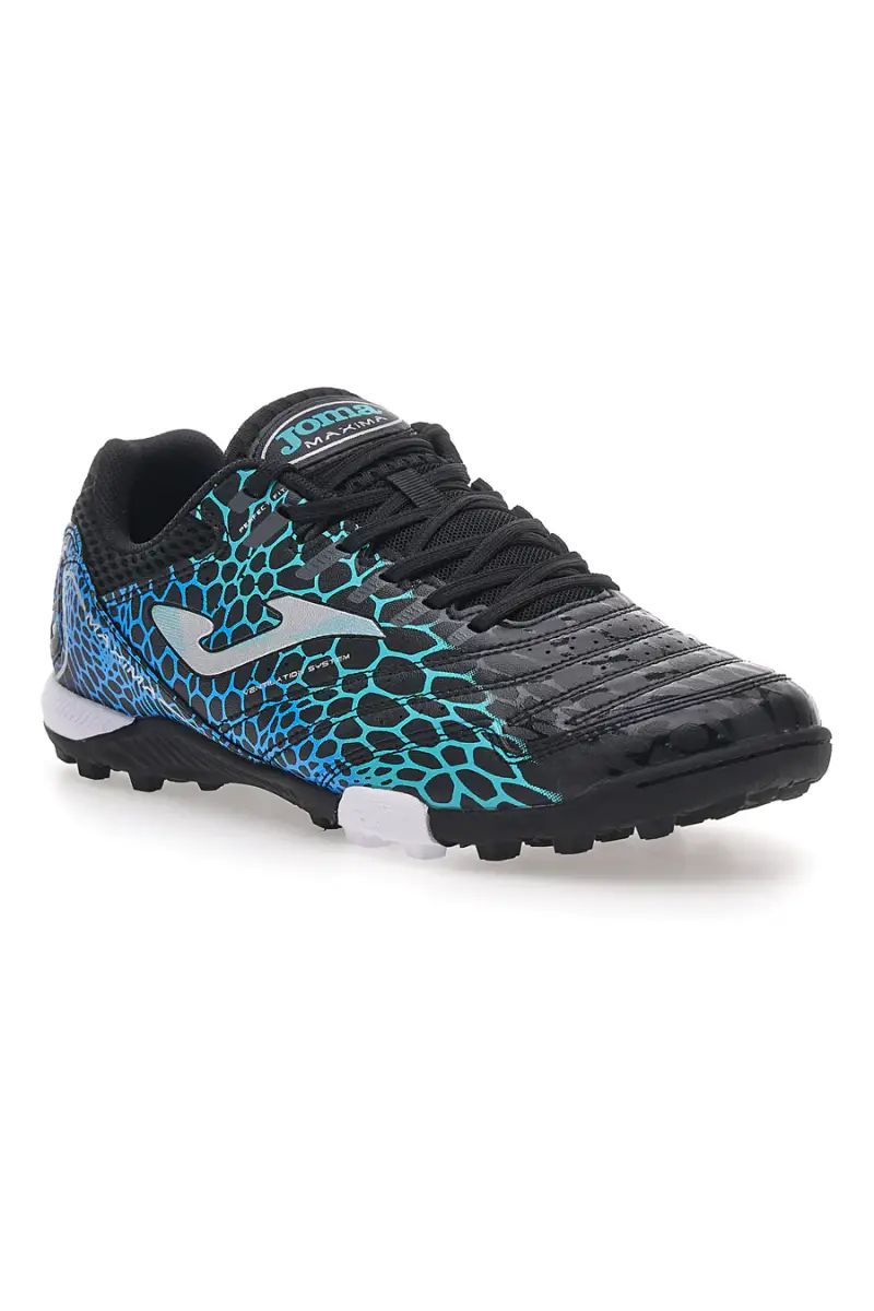 Scarpe da Calcetto Indoor Nere e Turchesi JOMA MAXIMA 2531 TURF [NERO miniatura 2