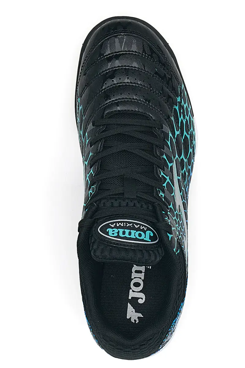 Scarpe da Calcetto Indoor Nere e Turchesi JOMA MAXIMA 2531 TURF [NERO miniatura 3