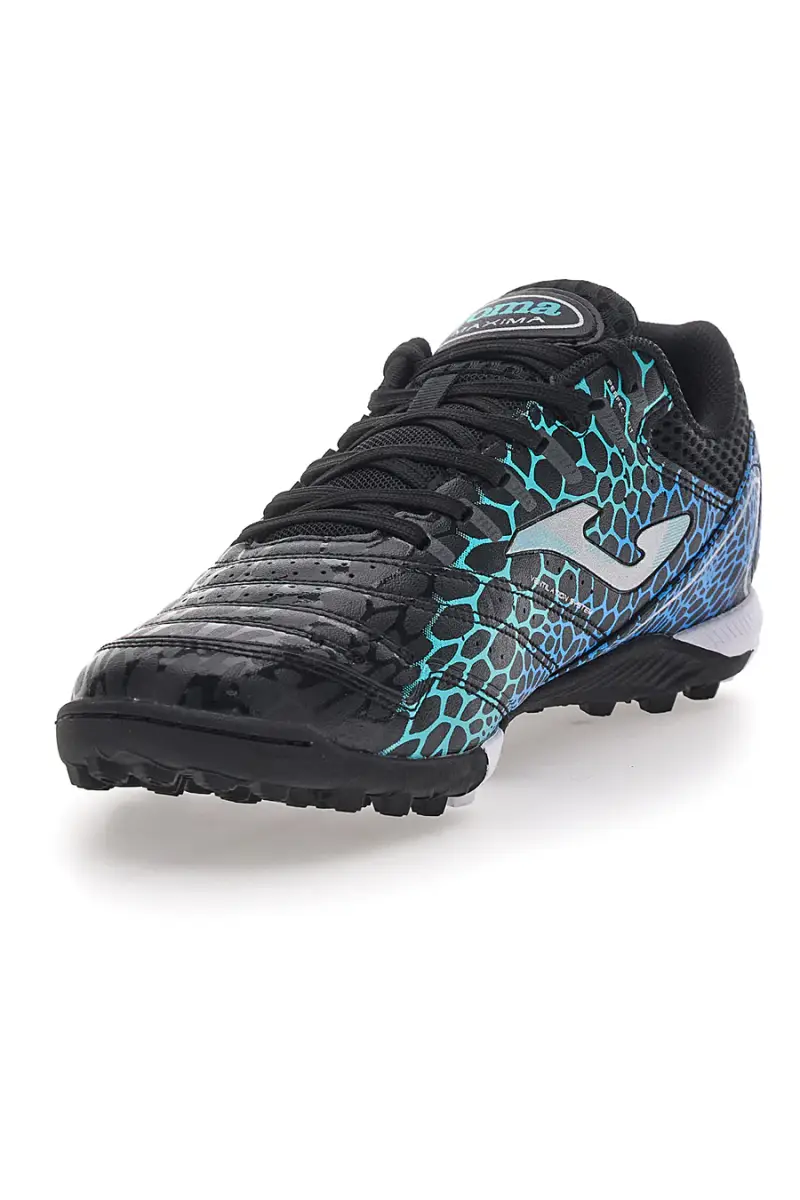 Scarpe da Calcetto Indoor Nere e Turchesi JOMA MAXIMA 2531 TURF [NERO miniatura 4