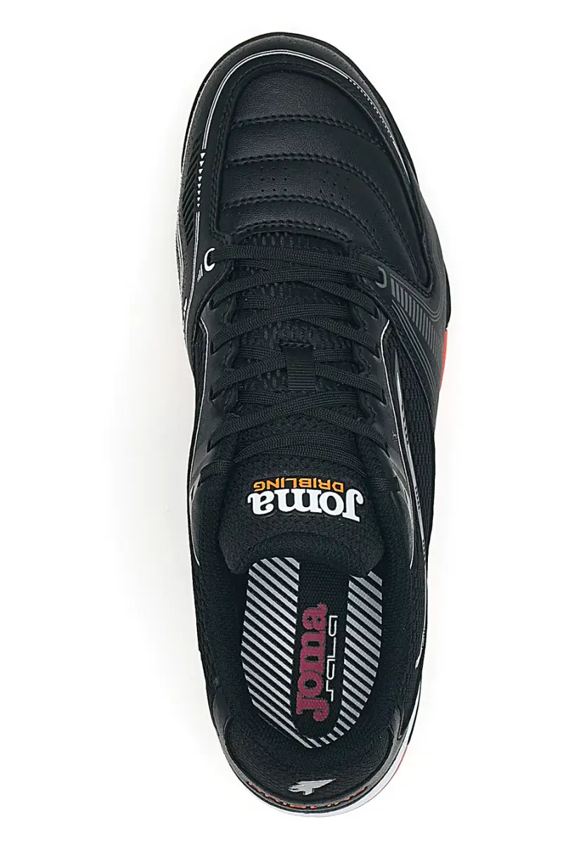 Scarpe da calcetto nere con suola turf Joma Dribling 2501 Turf [NERO] miniatura 3