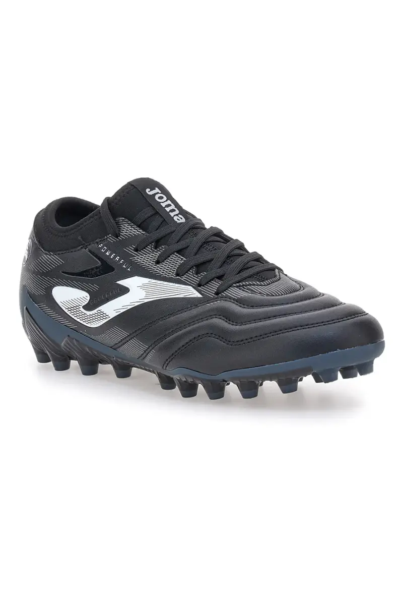 Scarpe da calcio nere con suola Artificial grass Joma Powerful 2501AG [NERO] miniatura 2