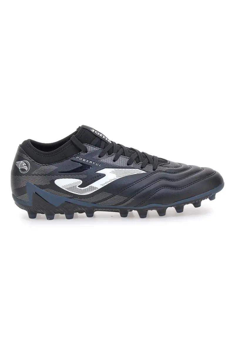 Scarpe da calcio nere con suola Artificial grass Joma Powerful 2501AG [NERO]