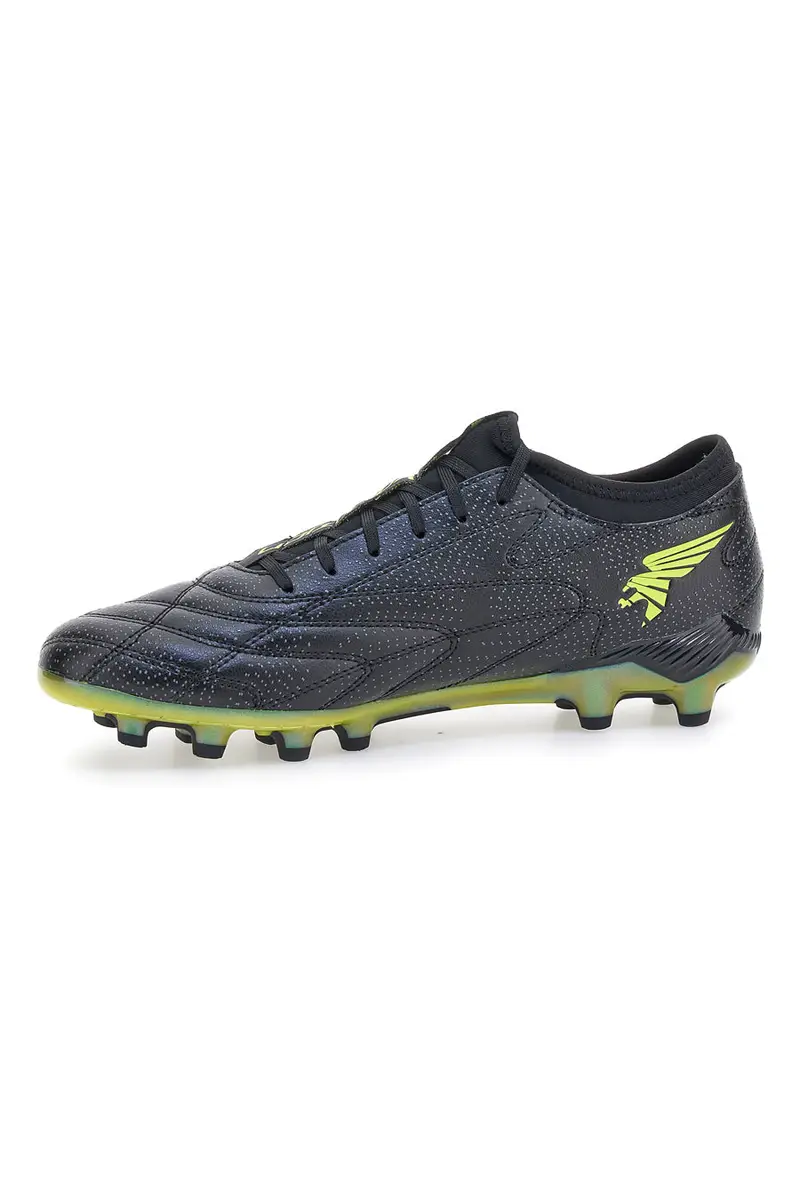Scarpe da calcio nere con tacchetti FG e dettagli lime Joma Evolution 2531 Firm Ground [NERO] miniatura 3