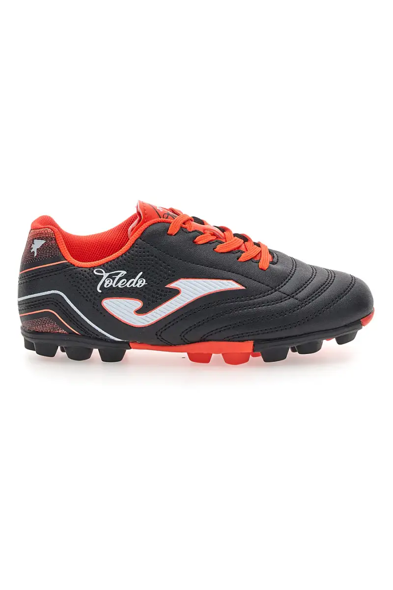 Scarpe da calcio nere e corallo fluo con tacchetti Joma TOJS2601HG [NERO