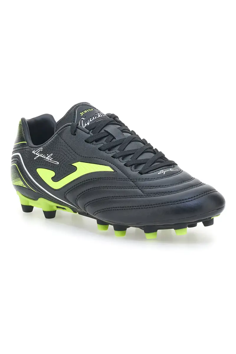 Scarpe da Calcio Nere e Gialle Joma Aguila 2501 Firm Ground [NERO miniatura 2