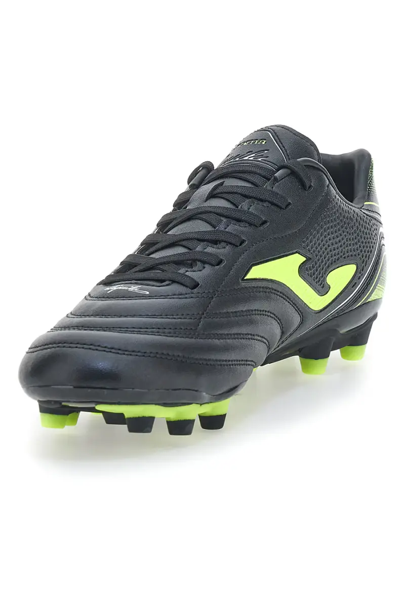 Scarpe da Calcio Nere e Gialle Joma Aguila 2501 Firm Ground [NERO miniatura 3