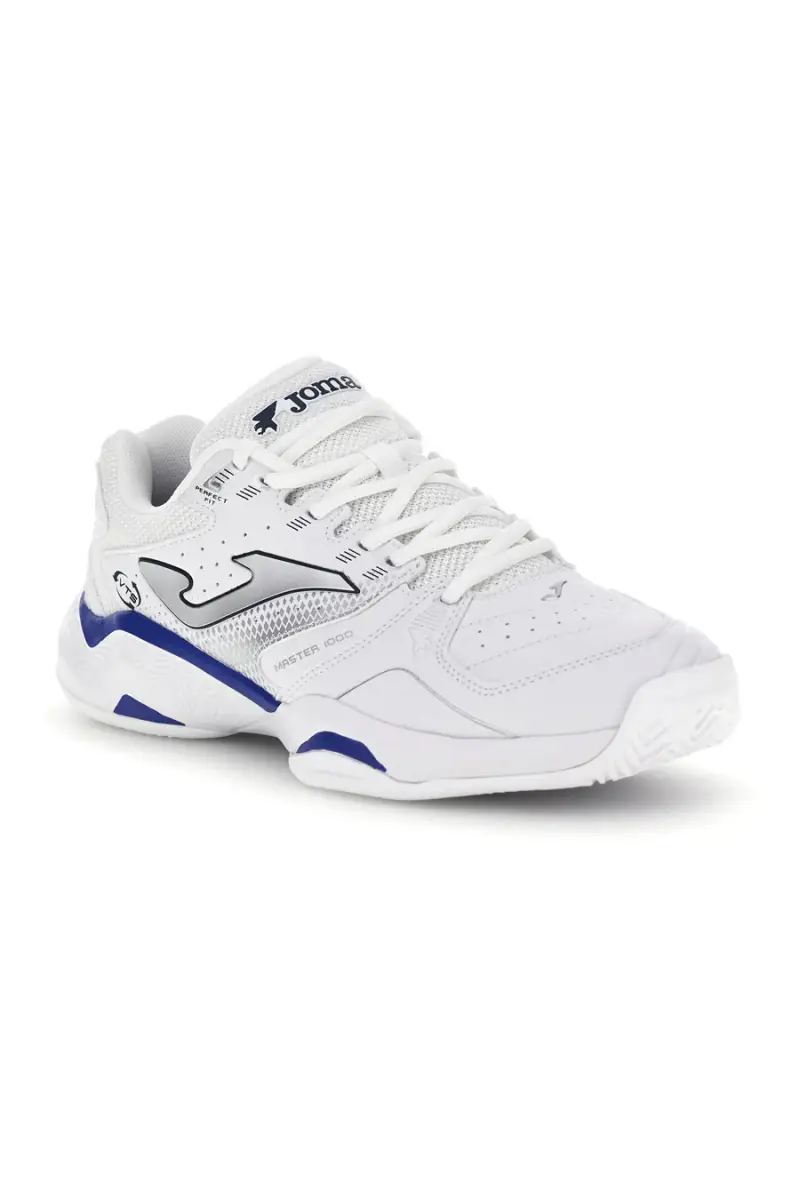 Scarpe da paddle tennis bianco con inserti blu traspiranti Joma Master 1000 2642 [BIANCO] miniatura 2