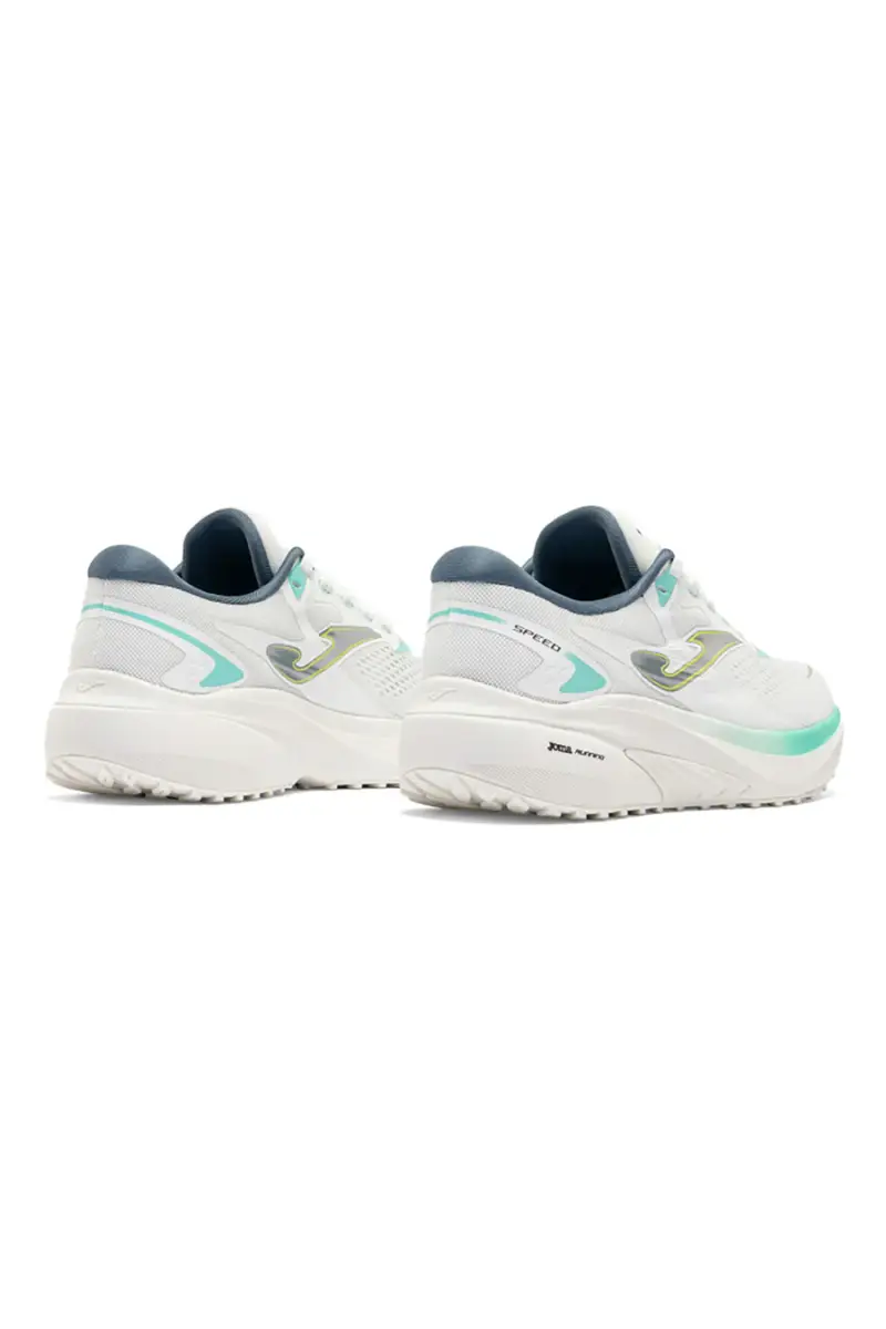 Scarpe da running bianco con inserti verde acqua traspiranti Joma Speed 2602 [BIANCO] miniatura 3