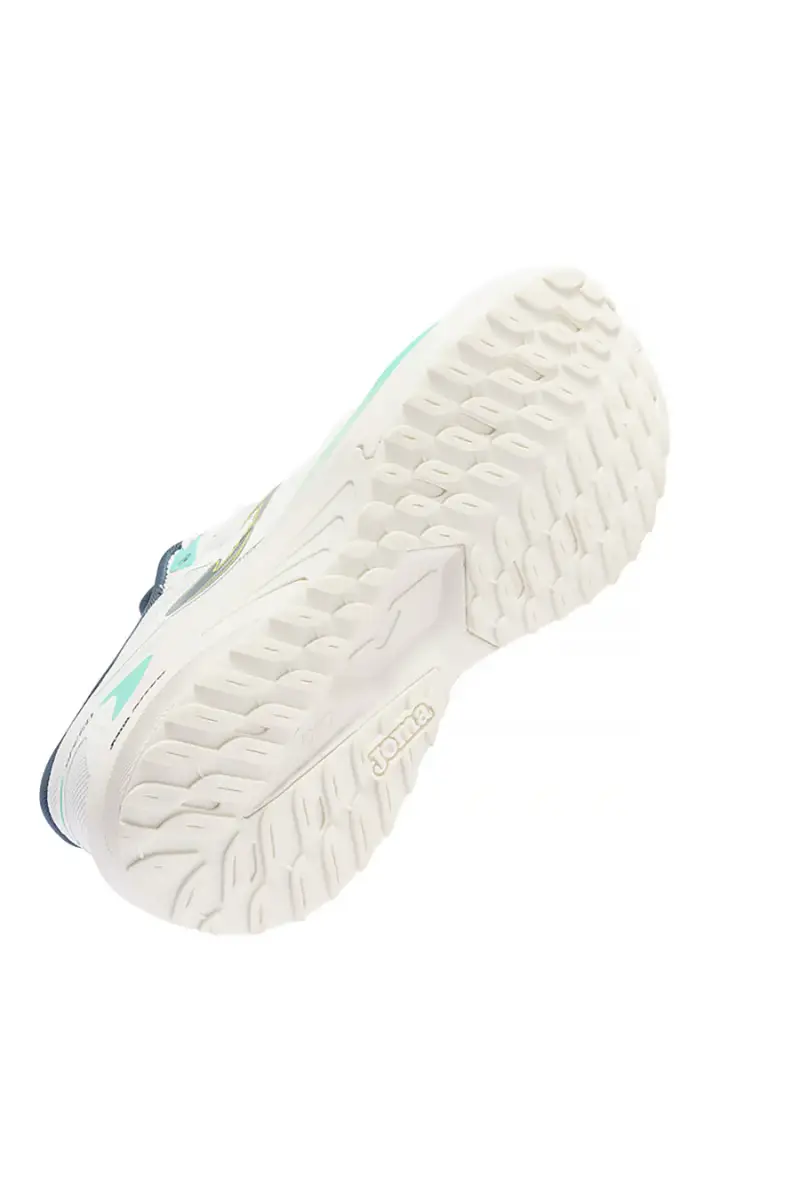 Scarpe da running bianco con inserti verde acqua traspiranti Joma Speed 2602 [BIANCO] miniatura 4