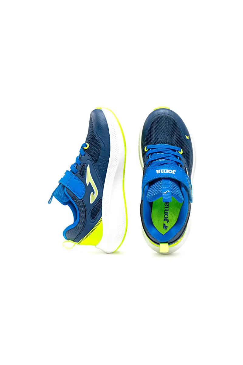 Scarpe da running blu e verde fluo con strappo Joma JFERRS2603V [BIANCO miniatura 5