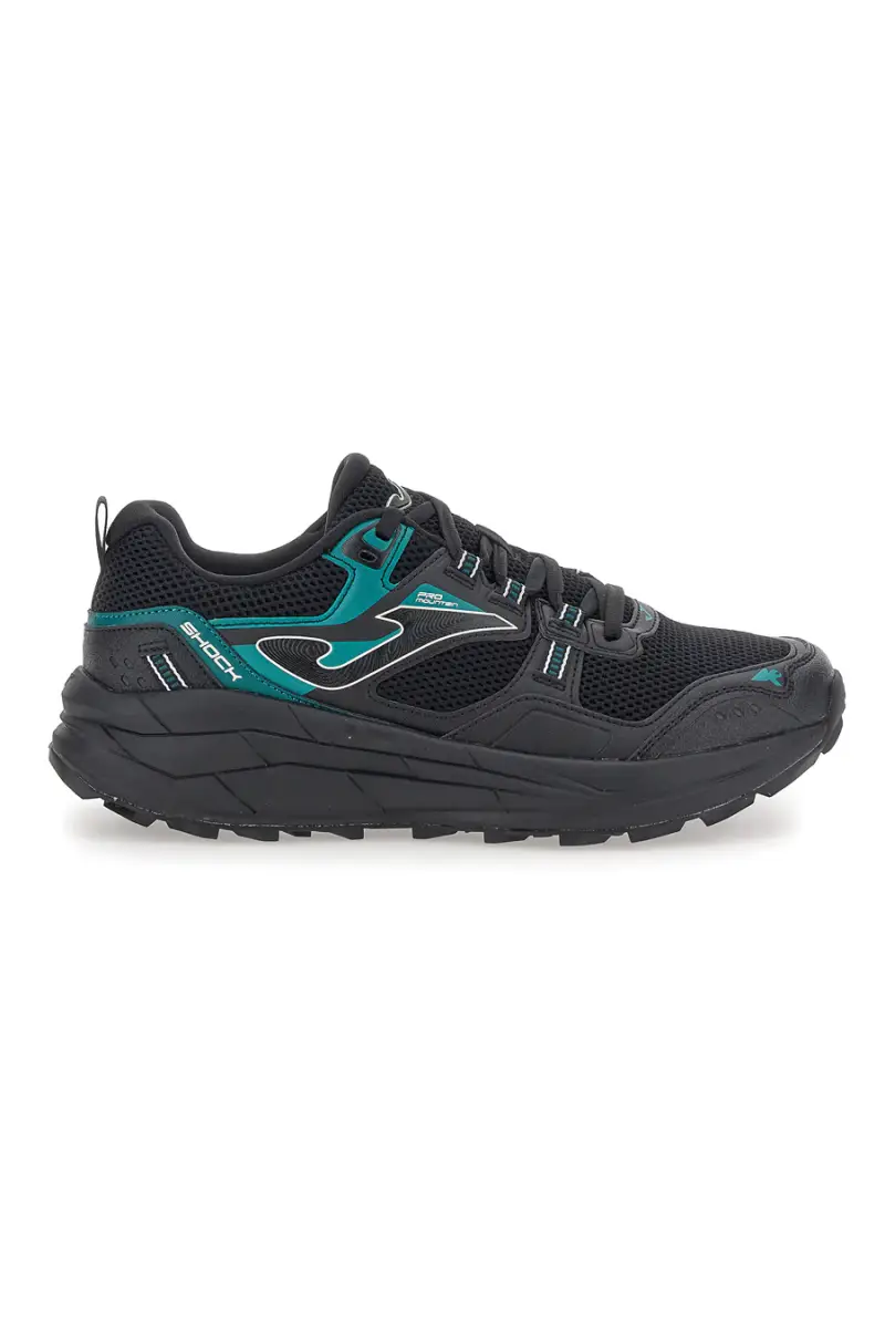 Scarpe trail da uomo nere e turchesi con suola tassellata Joma TKSHOS2691 [NERO]