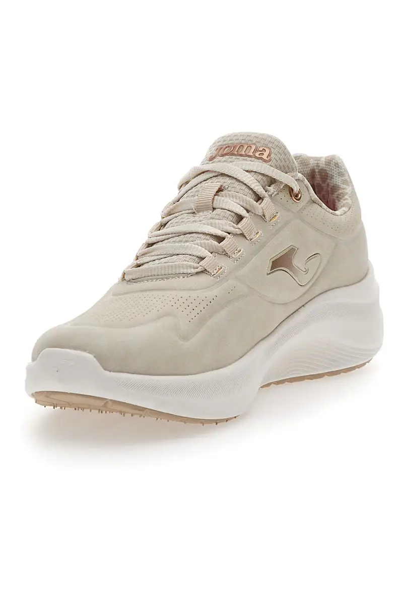 Sneakers beige con lacci JOMA N-400 Lady 2425 [BEIGE] miniatura 3