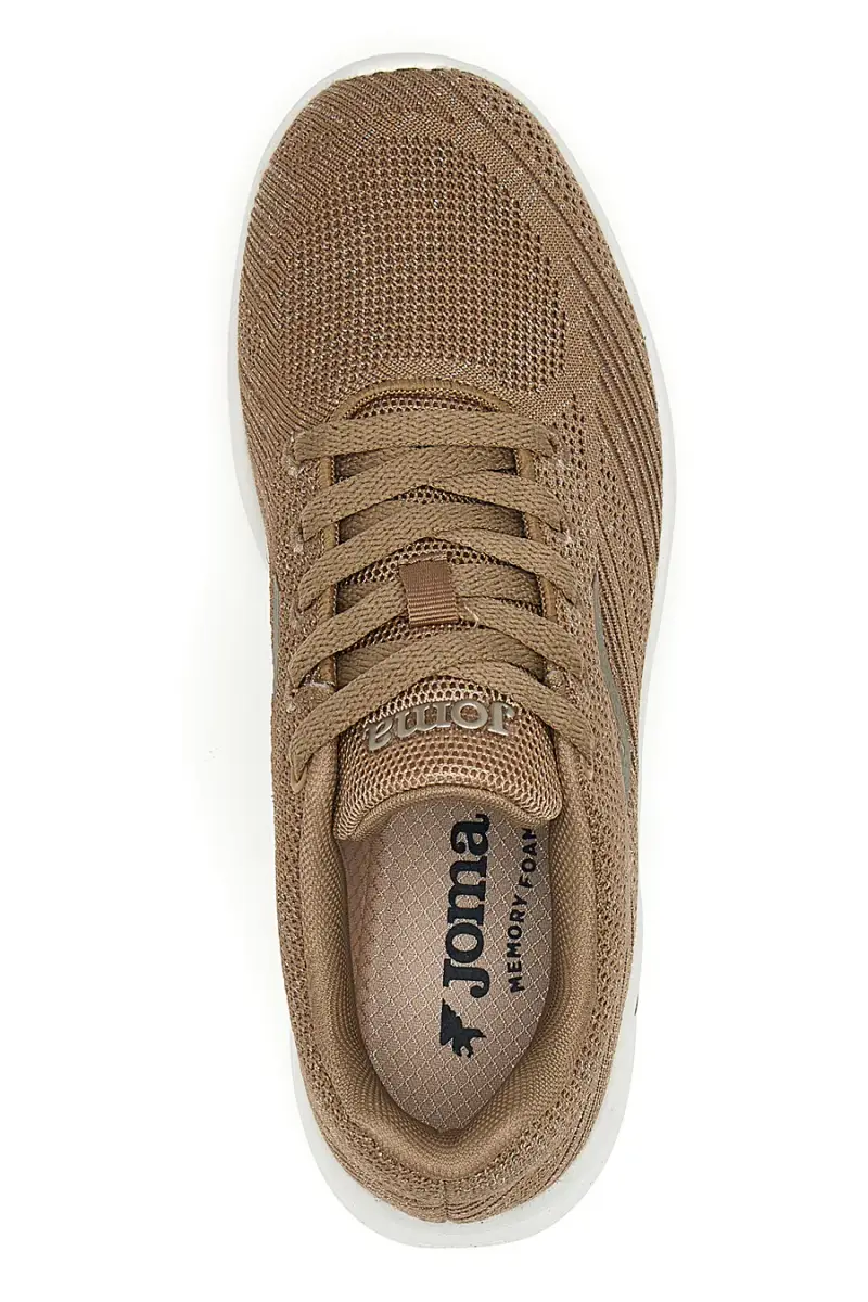Sneakers beige con tomaia brillantinata e Memory Foam Joma Galar Lady 2526 [BEIGE miniatura 3