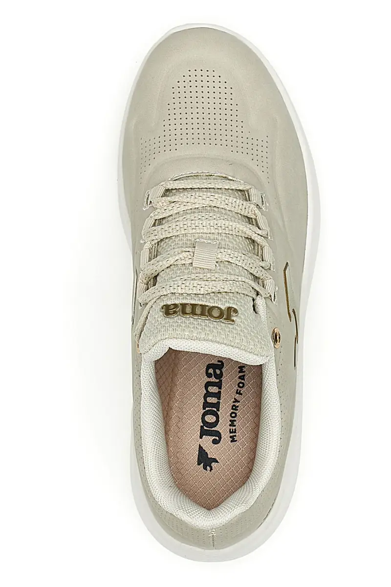 Sneakers beige in mesh e suede Joma N-400 Lady 2525 [BEIGE] miniatura 3