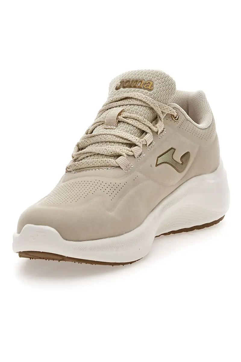 Sneakers beige in mesh e suede Joma N-400 Lady 2525 [BEIGE] miniatura 4