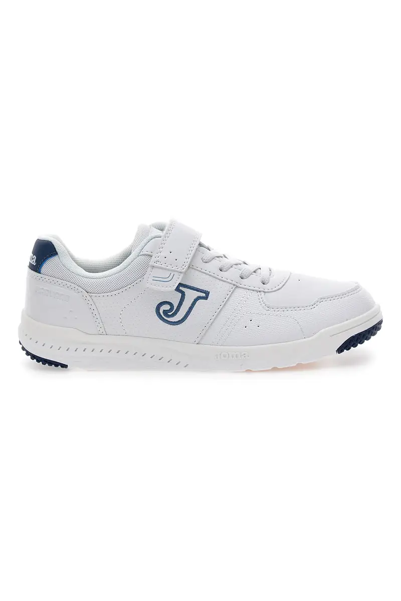 Sneakers bianche con dettagli blu e strappo Joma W Harvard JR 2543 [BIANCO