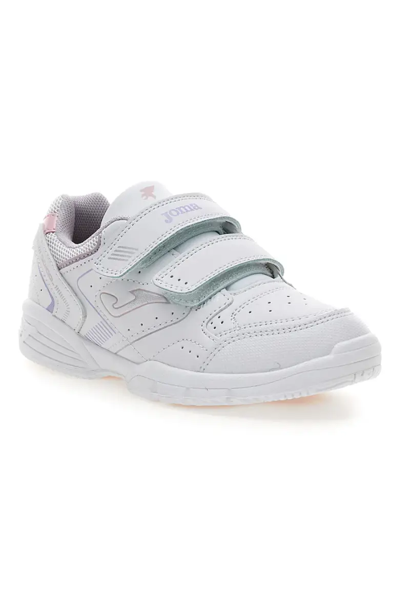 Sneakers bianche con doppio strappo Joma W School JR 2519 [BIANCO] miniatura 2