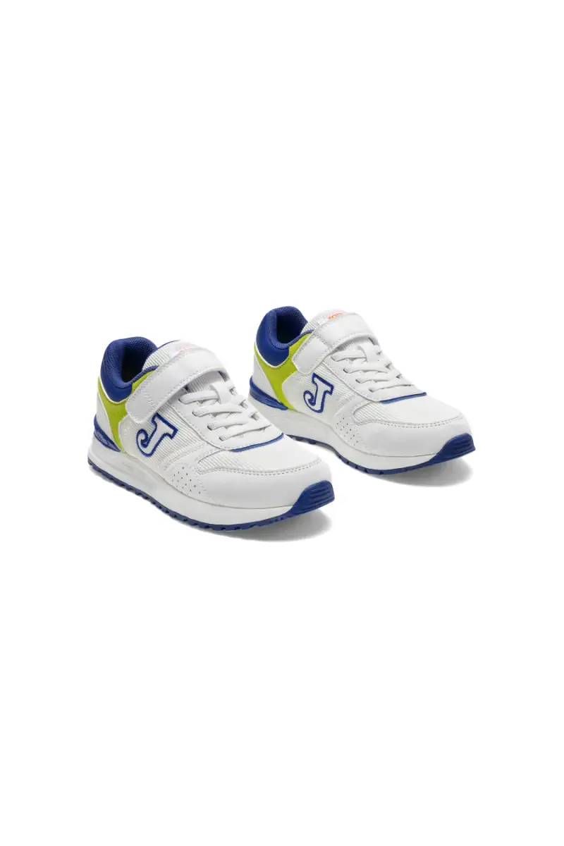 Sneakers bianche e blu con strappo Joma Tornado JR 2605 [BIANCO miniatura 2
