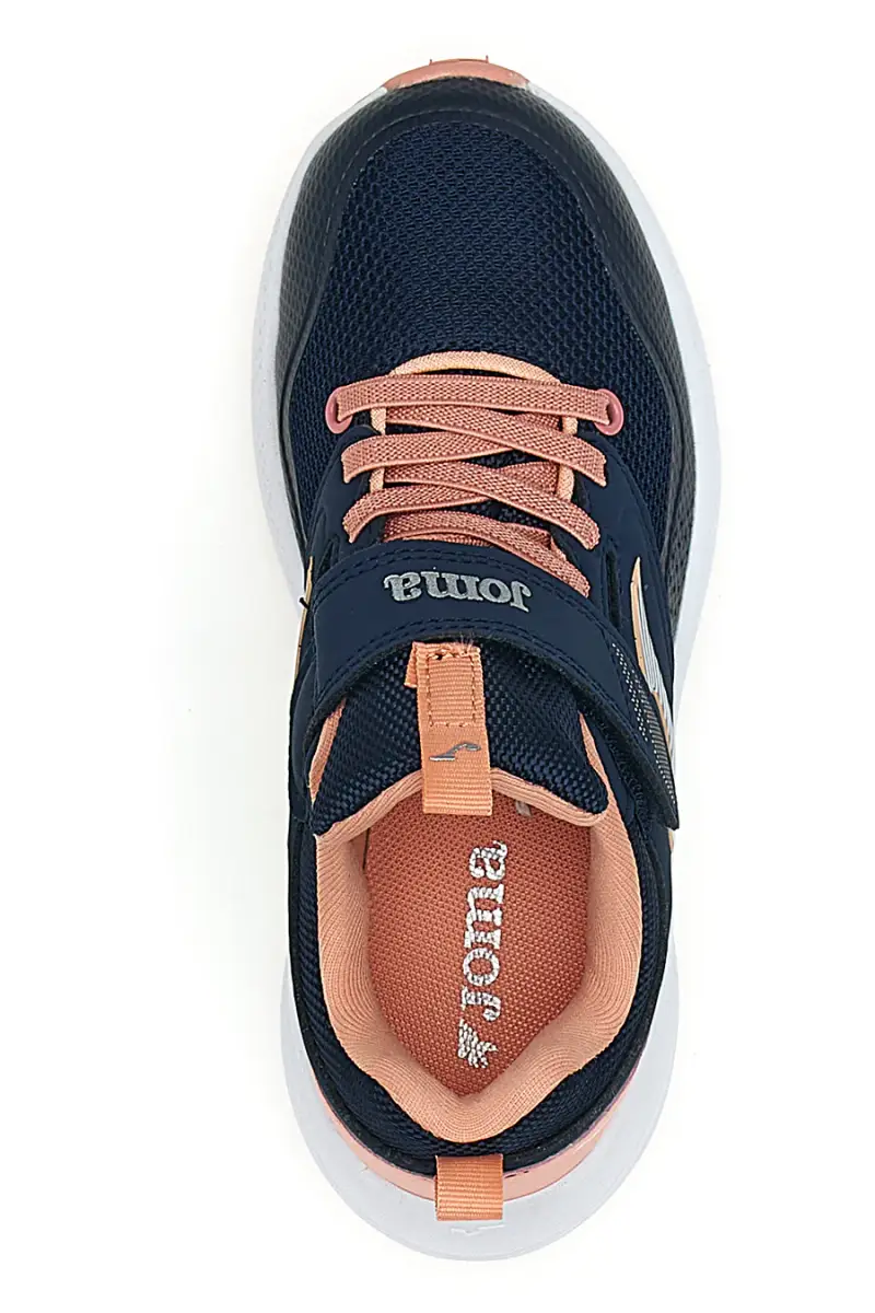 Sneakers blu con dettagli rosa Joma Ferro JR 2543 [BLU] miniatura 3