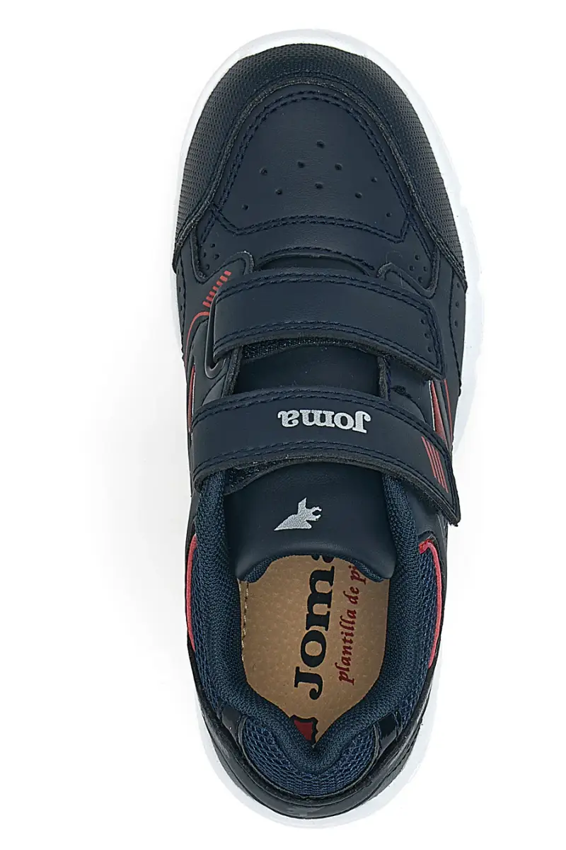 Sneakers blu con doppio strappo Joma W.School JR 2533 [ND] miniatura 3