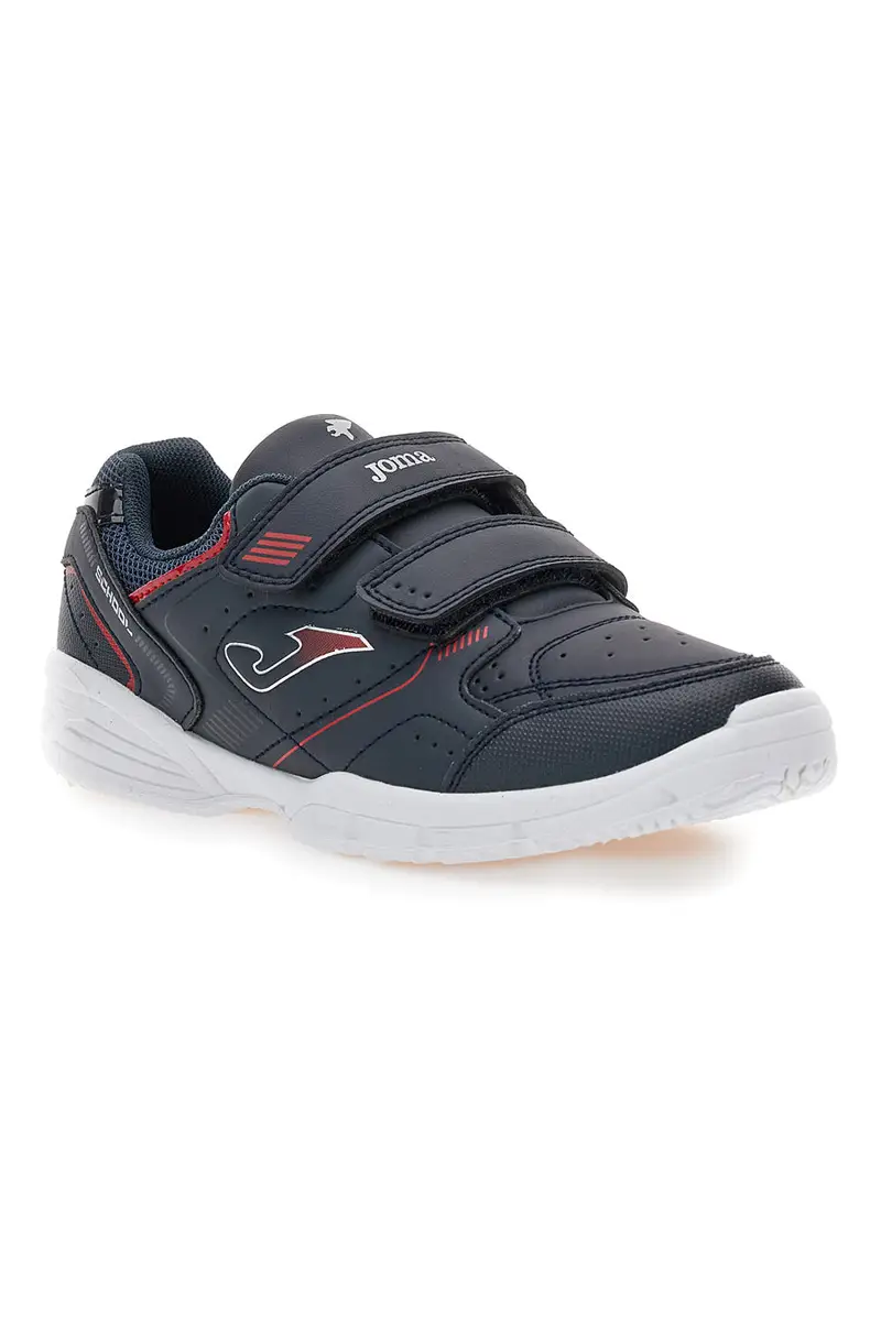 Sneakers blu con doppio strappo Joma Wschool Jr 2533 [ND] miniatura 2