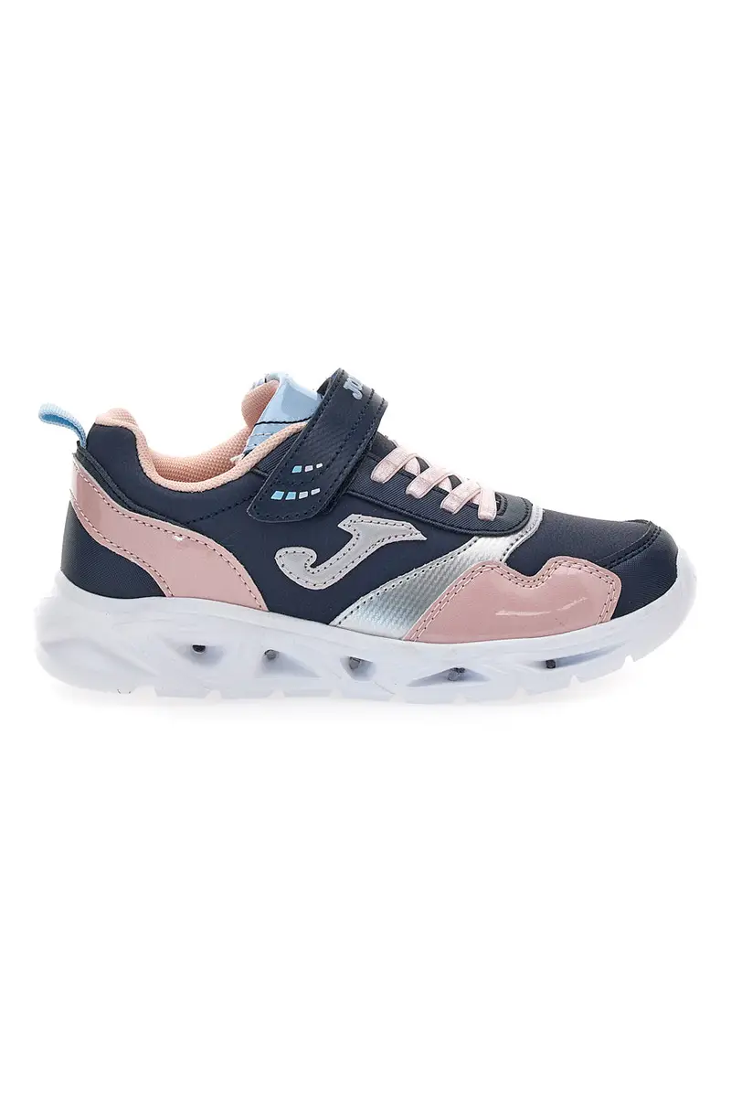 Sneakers blu rosa con strappo e lacci elastici Joma Jr Star 2503 [BLU