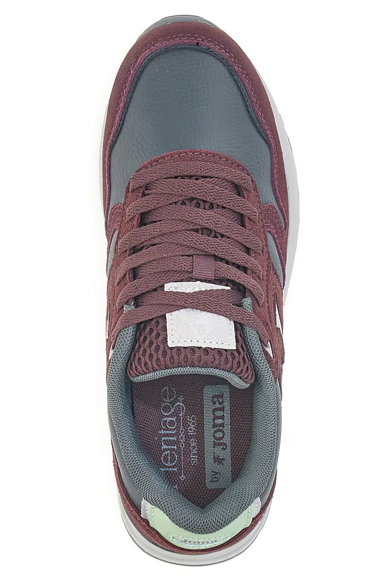 Sneakers bordeaux in pelle e materie sintetiche Joma C200 Lady 2520 [ND] miniatura 3