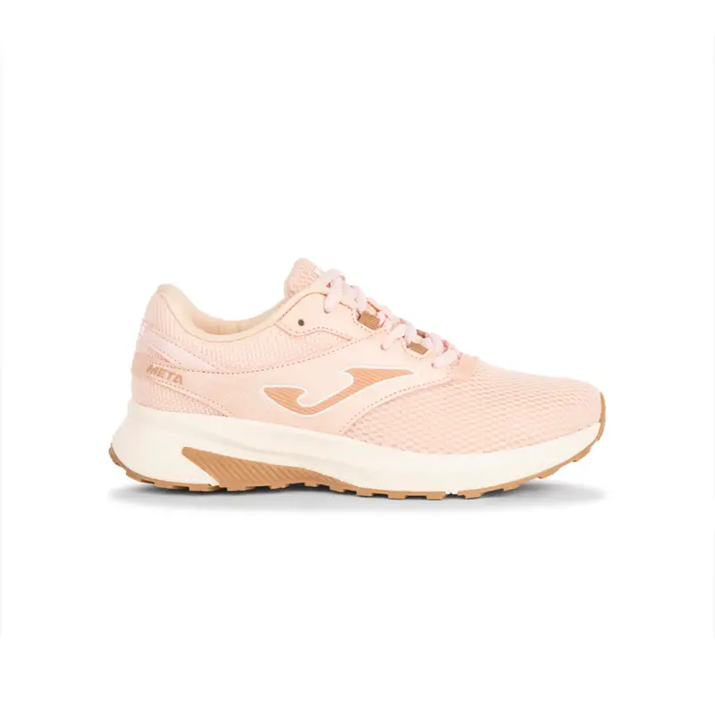 Sneakers donna rosa da running con logo