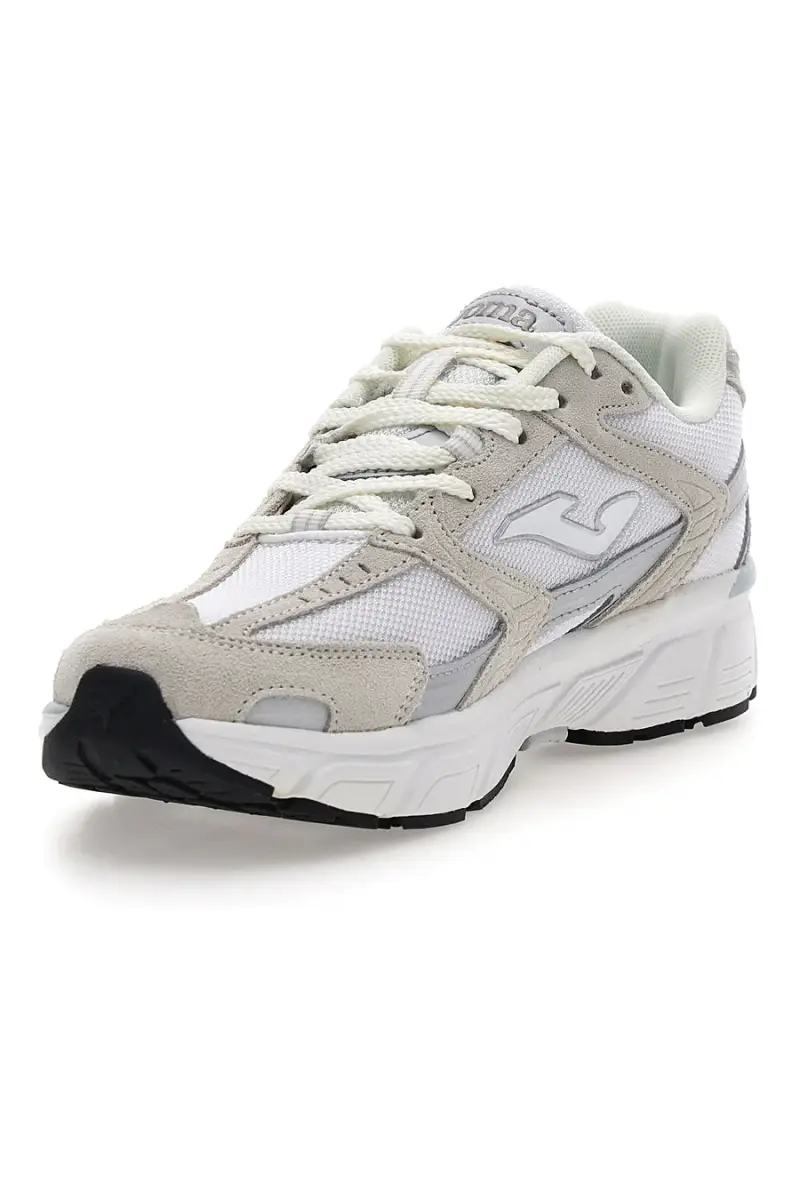 Sneakers grigie e beige stile running retrò Joma RRT50LS2602 [BIANCO] miniatura 3
