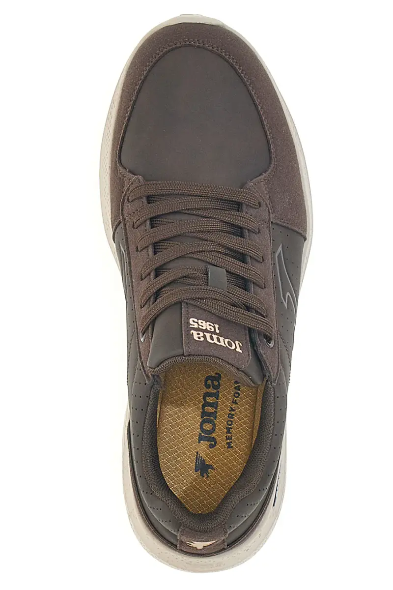 Sneakers marroni con sottopiede memory foam Joma Drakar Men 2524 [MARRONE] miniatura 3