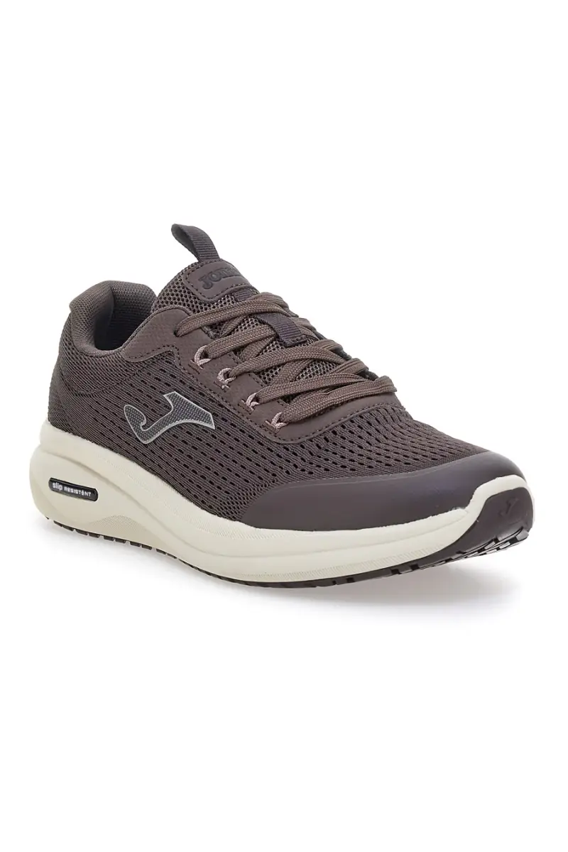 Sneakers marroni in mesh con suola alta Joma Iron Men 2524 [MARRONE] miniatura 2