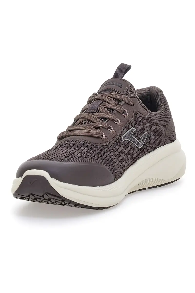 Sneakers marroni in mesh con suola alta Joma Iron Men 2524 [MARRONE] miniatura 3