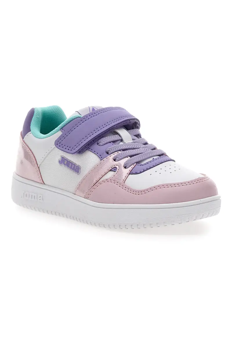 Sneakers Multicolor Con Strappo in Velcro Joma Platea Low Jr 2519 [BIANCO miniatura 2