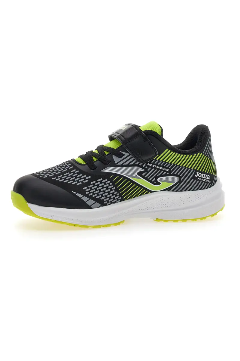 Sneakers Nere e Lime Joma Jr30 2401 [BIANCO] miniatura 4