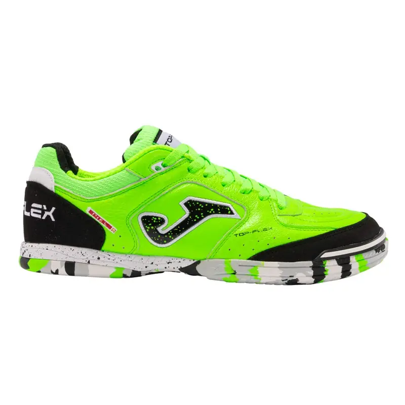 Joma Top Flex 2411 Indoor Nero Verde - Scarpe Da Calcetto Uomo EUR 42