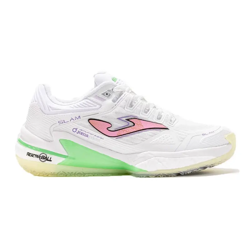 Slam Bianco Rosa - Scarpe Da Padel Donna EUR 37