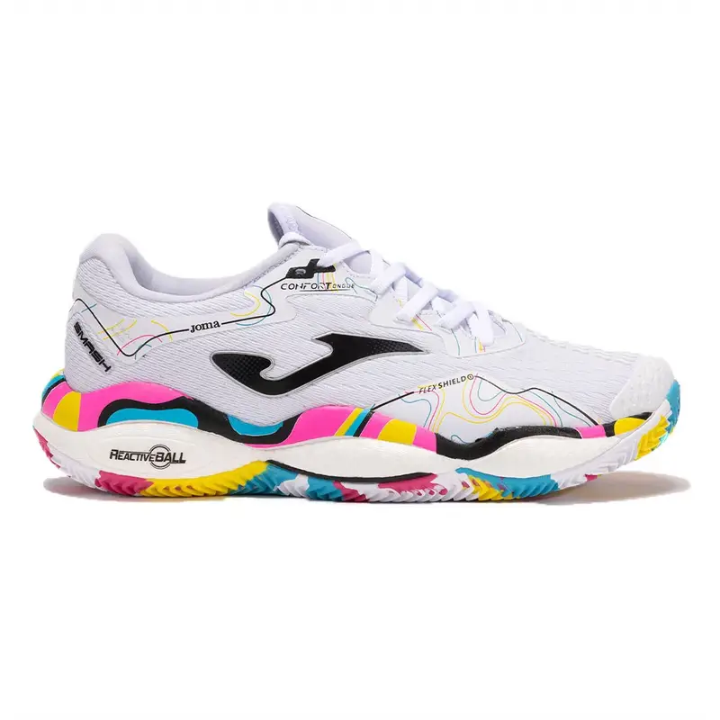 Smash Capsule Bianco Multicolore - Scarpe Da Padel Uomo EUR 44,5