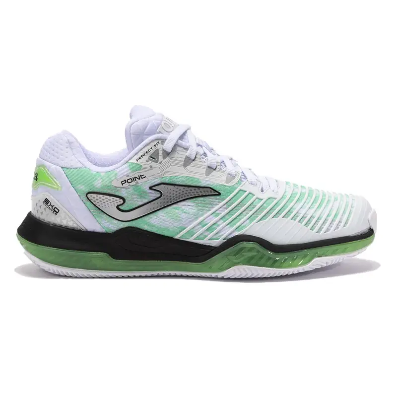 Tennis Point Clay Bianco Verde - Scarpe Da Tennis Uomo EUR 41