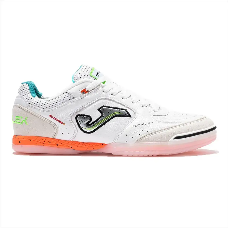 Top Flex 2532 Indoor Bianco Rosso - Scarpe Da Calcetto Uomo EUR 45