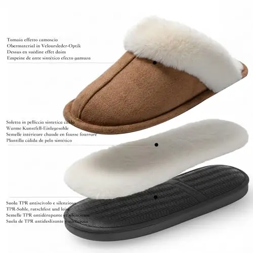 JOMIX Pantofole Donna Marrone 2971917 miniatura 3