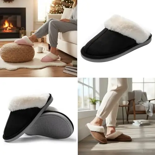 JOMIX Pantofole Donna Nero 2800419 miniatura 2