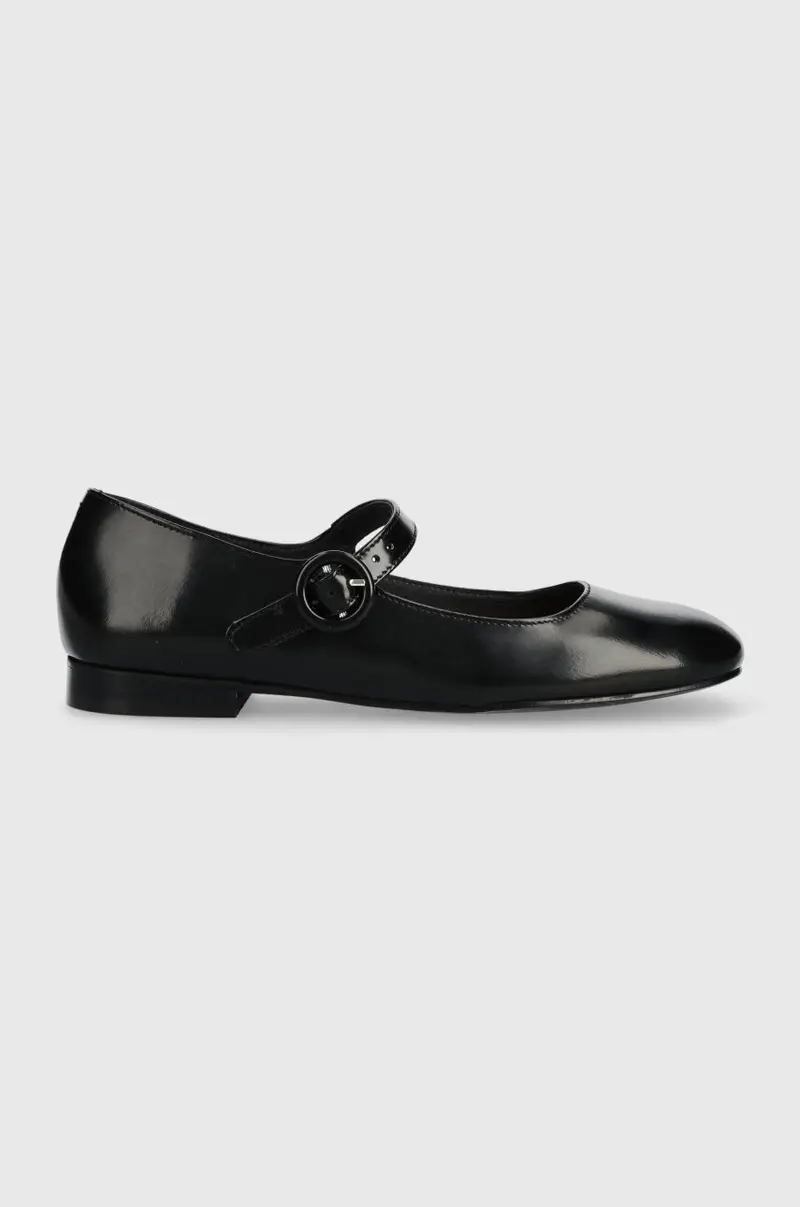 balerrine in pelle DAURINE CUIR GLACE 3300192 Nero