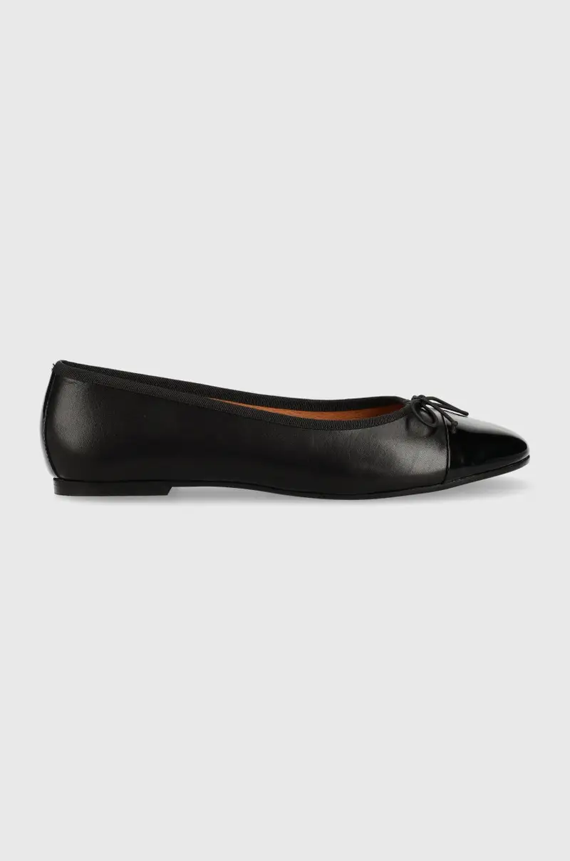 balerrine in pelle DAXI VERNIS CUIR 3400191 Nero