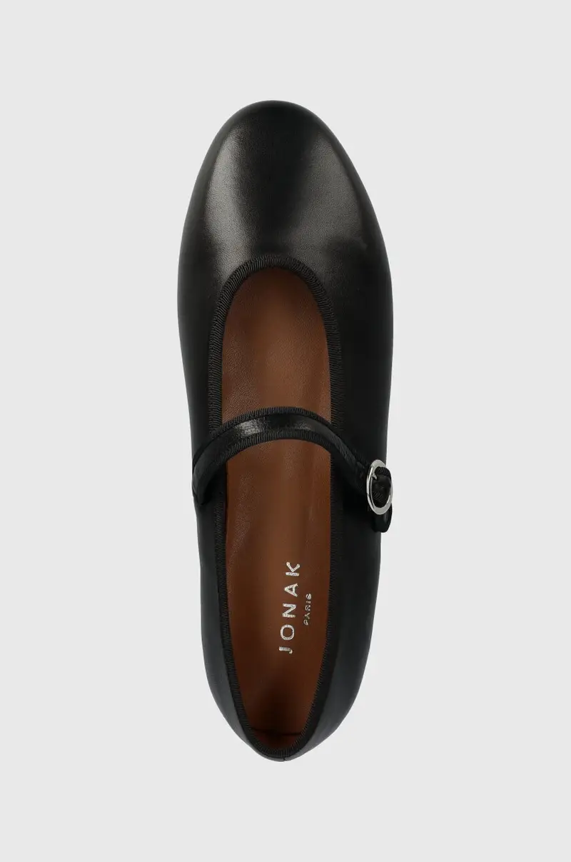 balerrine in pelle DEESSE colore nero miniatura 4