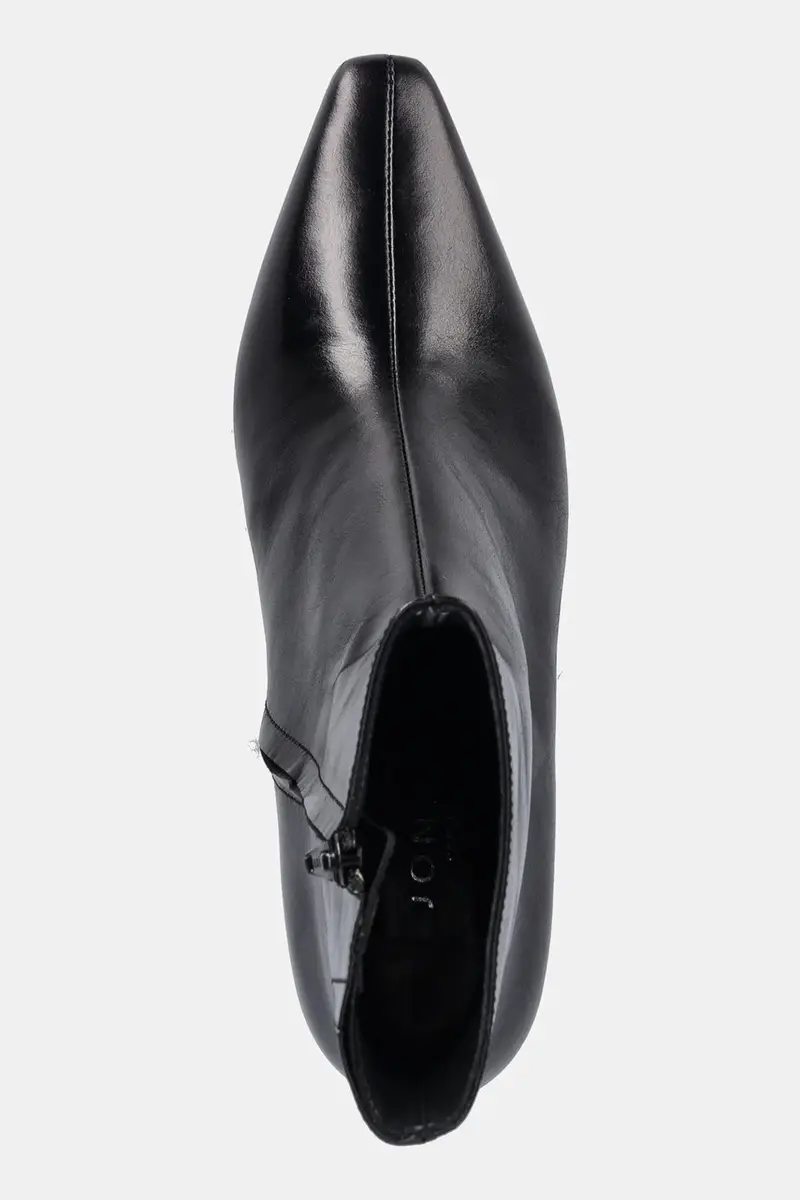 stivaletti alla caviglia in pelle DYONISOS CUIR donna colore nero 3700183 miniatura 4