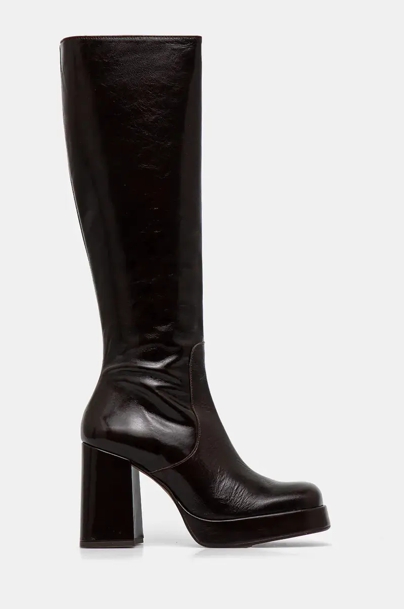 stivali in pelle BRYAN donna colore marrone 3500238 miniatura 2