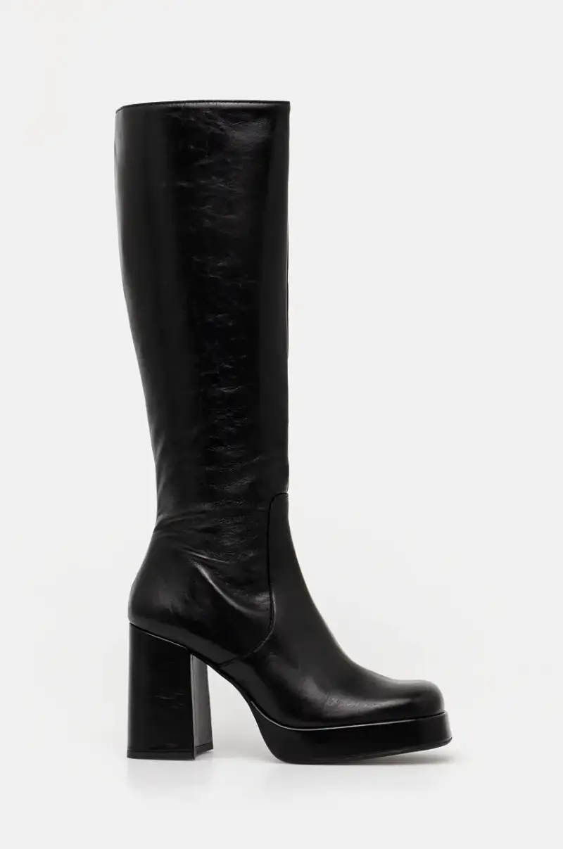 stivali in pelle BRYAN donna colore nero 3500038 miniatura 2