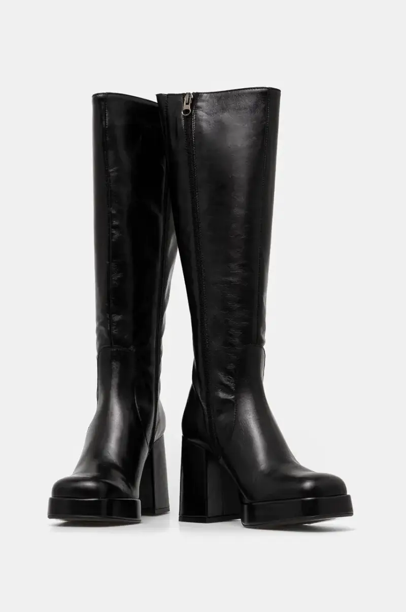 stivali in pelle BRYAN donna colore nero 3500038 miniatura 3