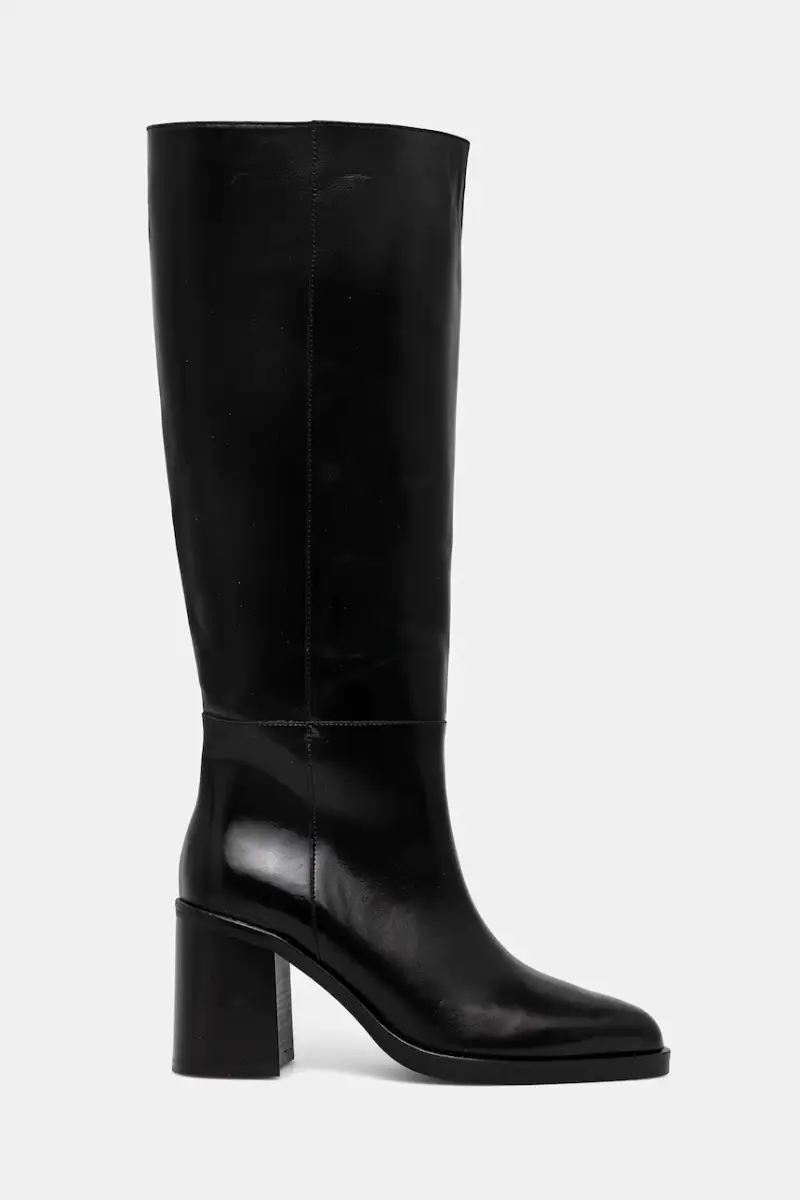 stivali in pelle DICKINSON CUIR Nero miniatura 2