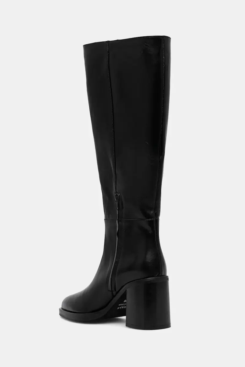 stivali in pelle DICKINSON CUIR Nero miniatura 3